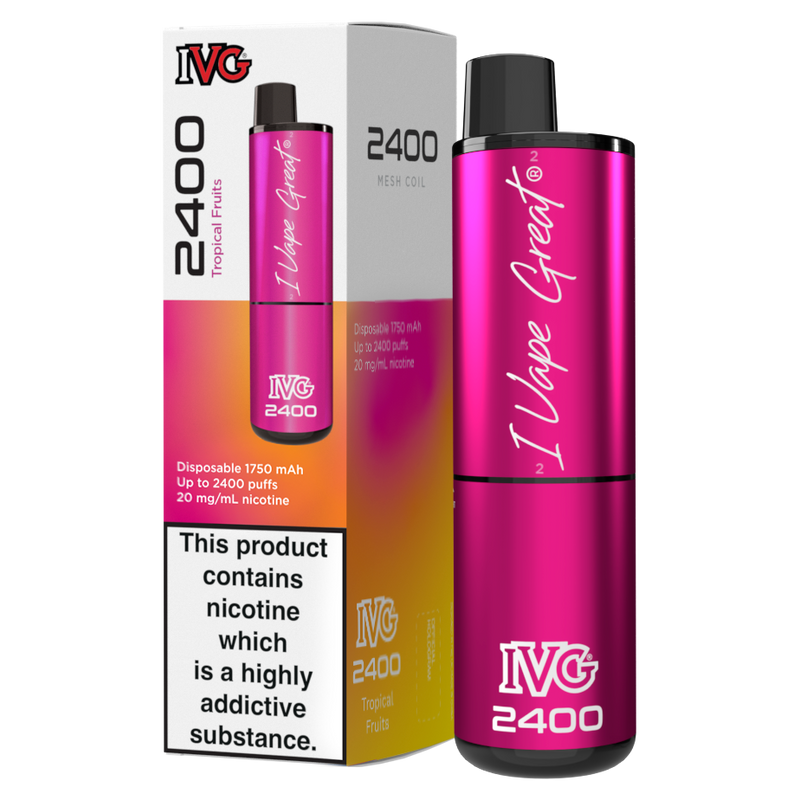 Tropical Fruits IVG 2400 Disposable Vape