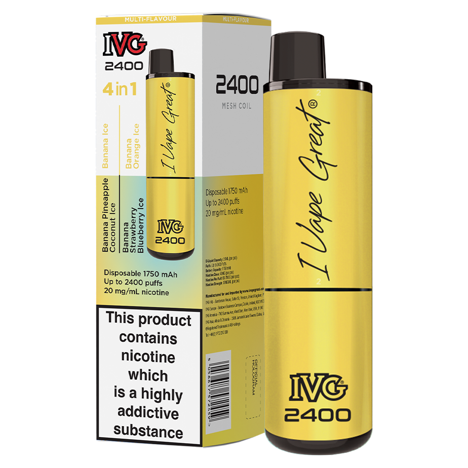 Banana Edition IVG 2400 Disposable Device