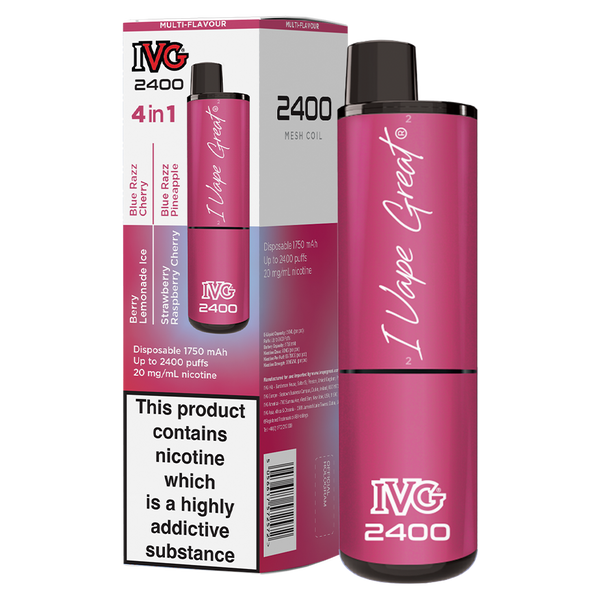 Berry Edition IVG 2400 Disposable Device | 2400 Puffs