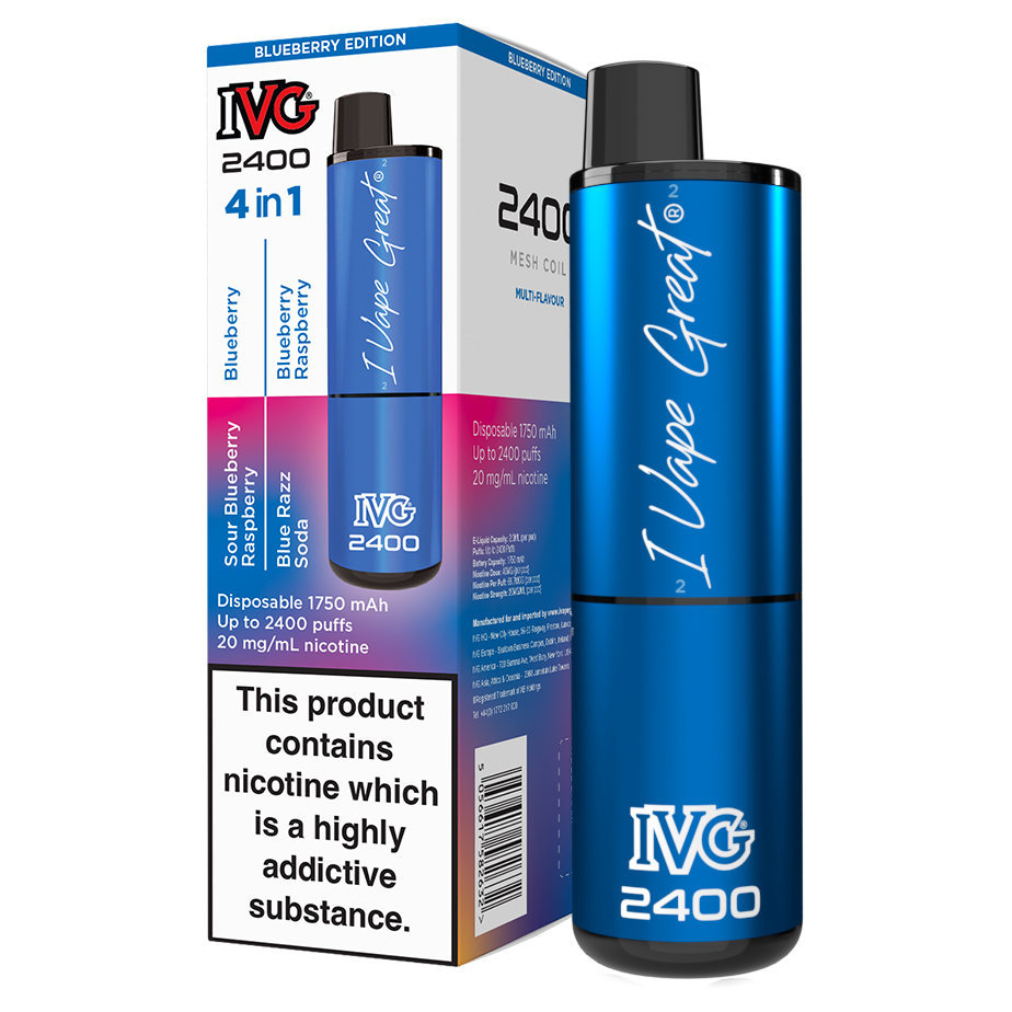 Blueberry Edition IVG 2400 Disposable Device