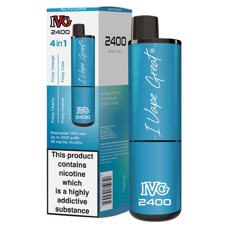 Fizzy Edition IVG 2400 Disposable Device | 2400 Puffs