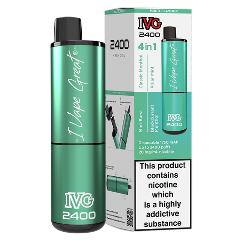 Menthol Edition IVG 2400 Disposable Device