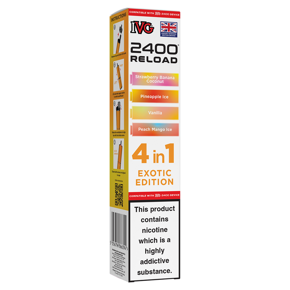 Exotic Edition IVG 2400 Refill Pods