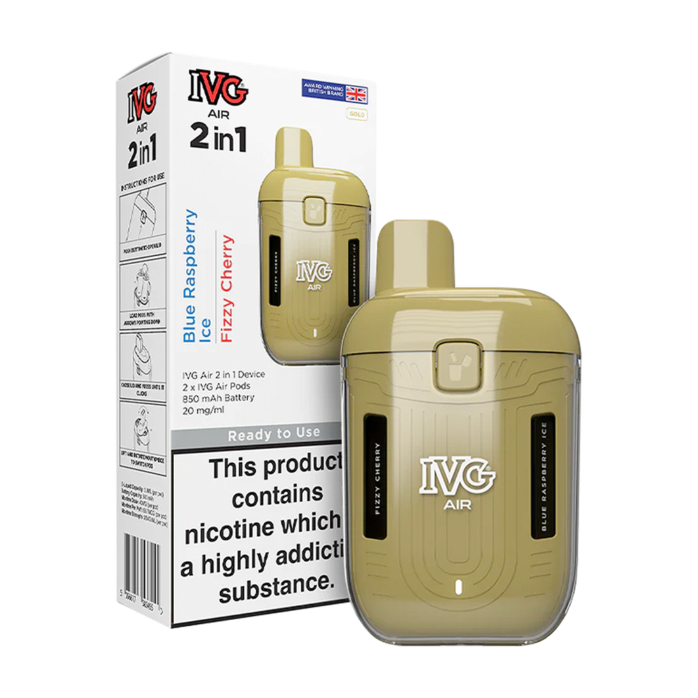 Gold Edition IVG Air 2 in 1 Vape Kit