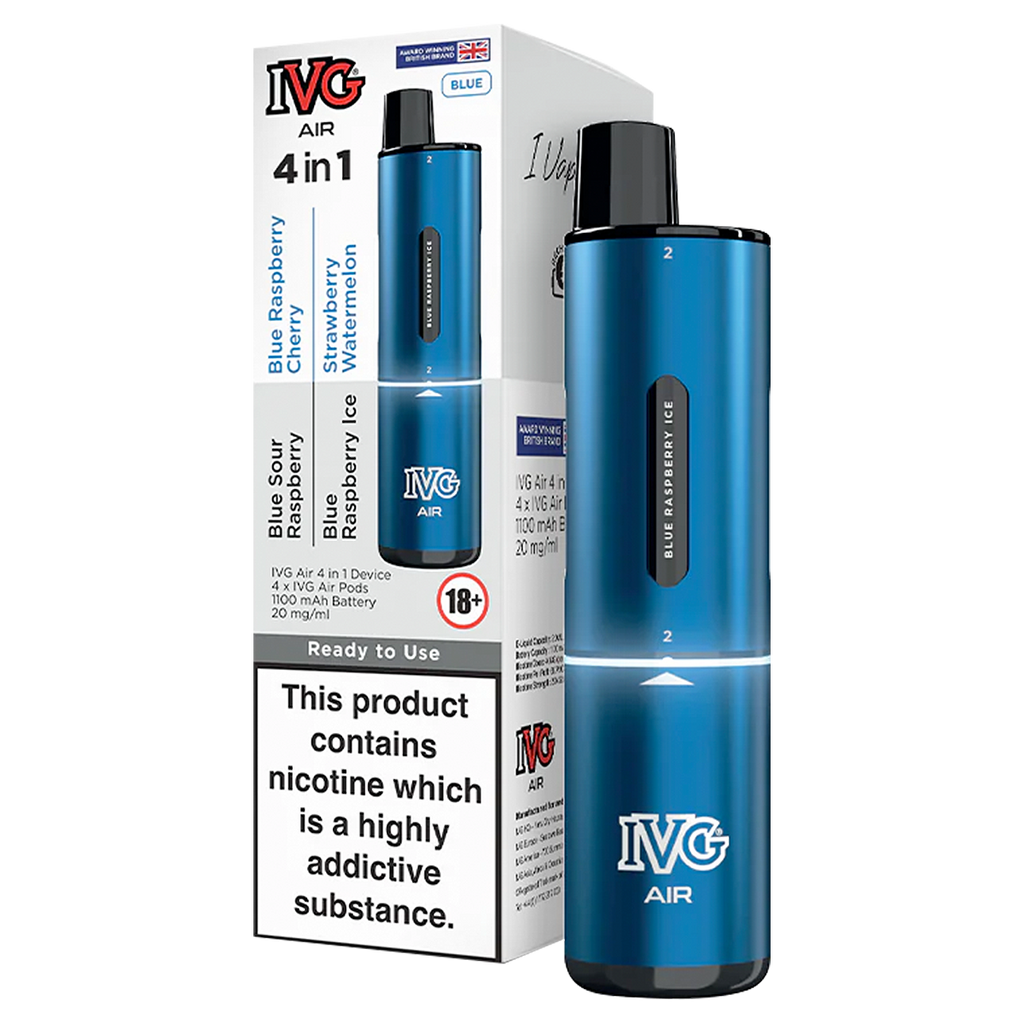 Sky Blue Edition IVG Air 4 in 1 Vape Kit