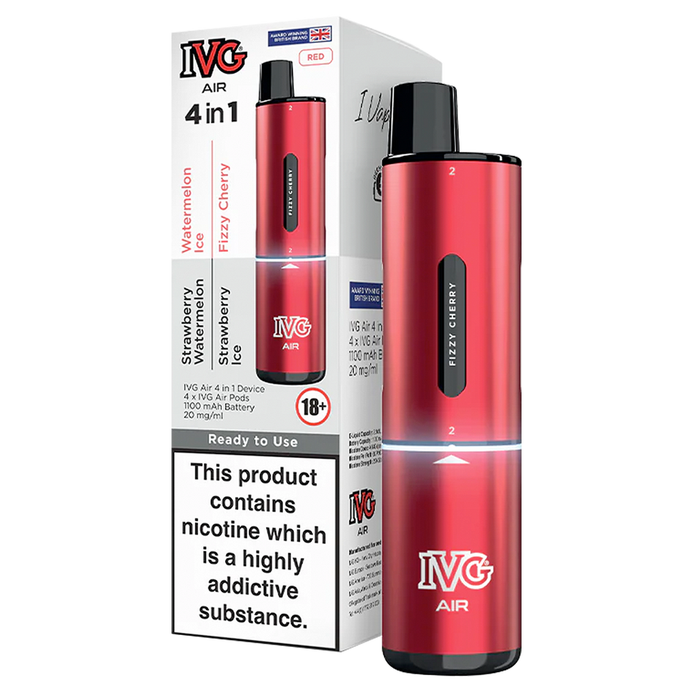 Red Edition IVG Air 4 in 1 Vape Kit