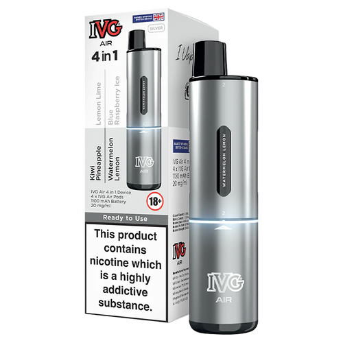 Silver Edition IVG Air 4 in 1 Vape Kit