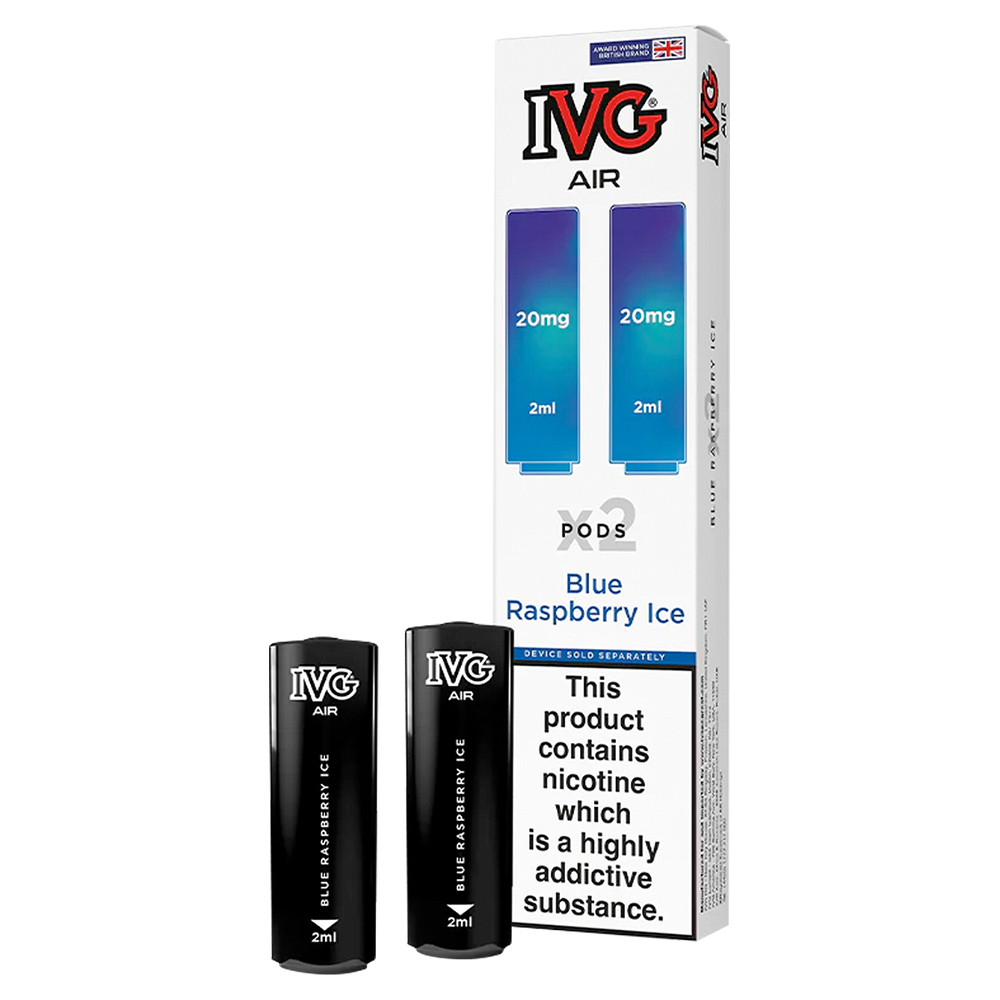 Blue Raspberry Ice IVG Air Replacement Pods