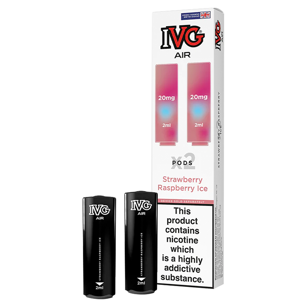 Strawberry Raspberry Ice IVG Air Replacement Pods