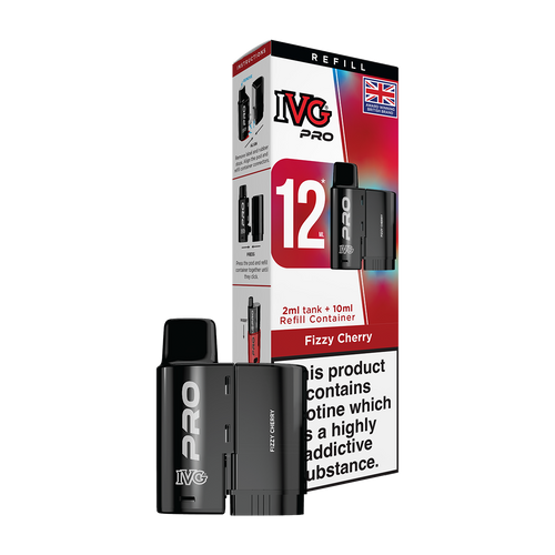 ivg pro 12ml tank and refill fizzy cherry