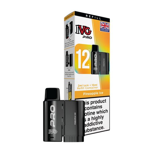 ivg pro 12ml tank and refill pineapple ice