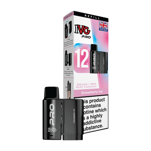 ivg pro 12ml tank and refill strawberry ice