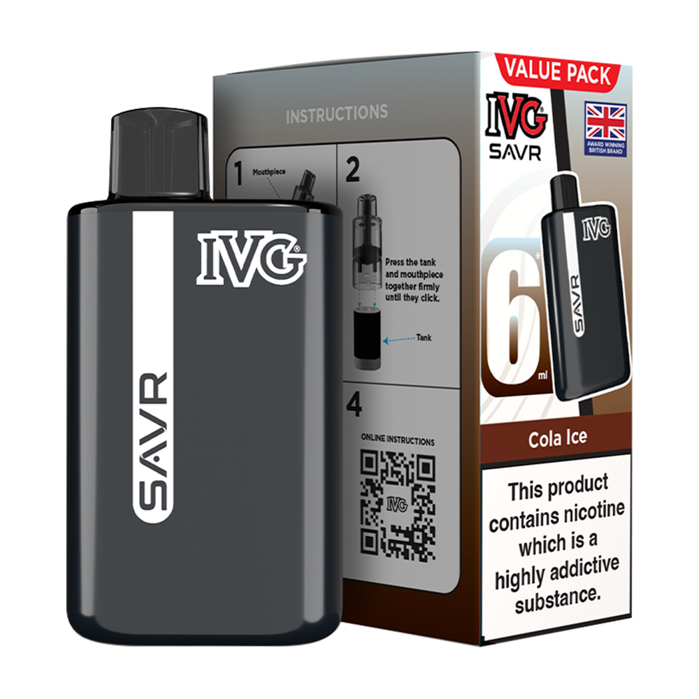 IVG SAVR Vape Kit Cola Ice 6ml