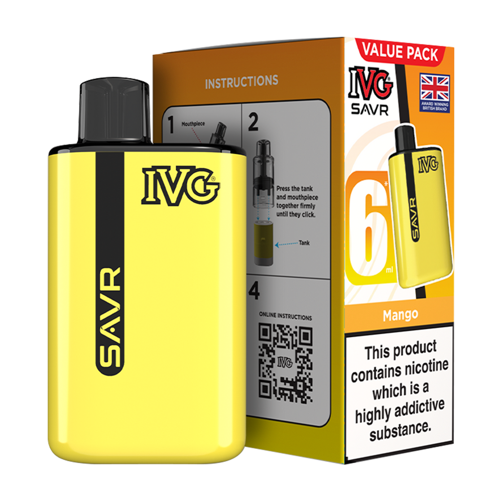 IVG SAVR Vape Kit Mango 6ml