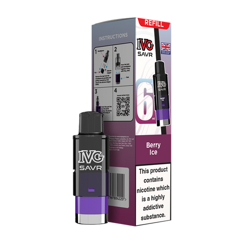 ivg savr refill box berry ice