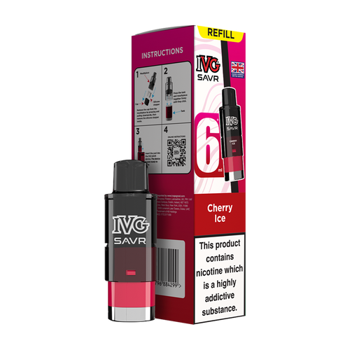 ivg savr refill + box cherry ice