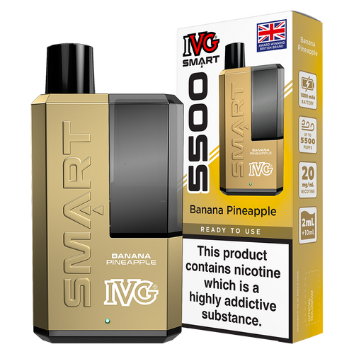 Banana Pineapple IVG Smart 5500 Big Puff Vape Kit