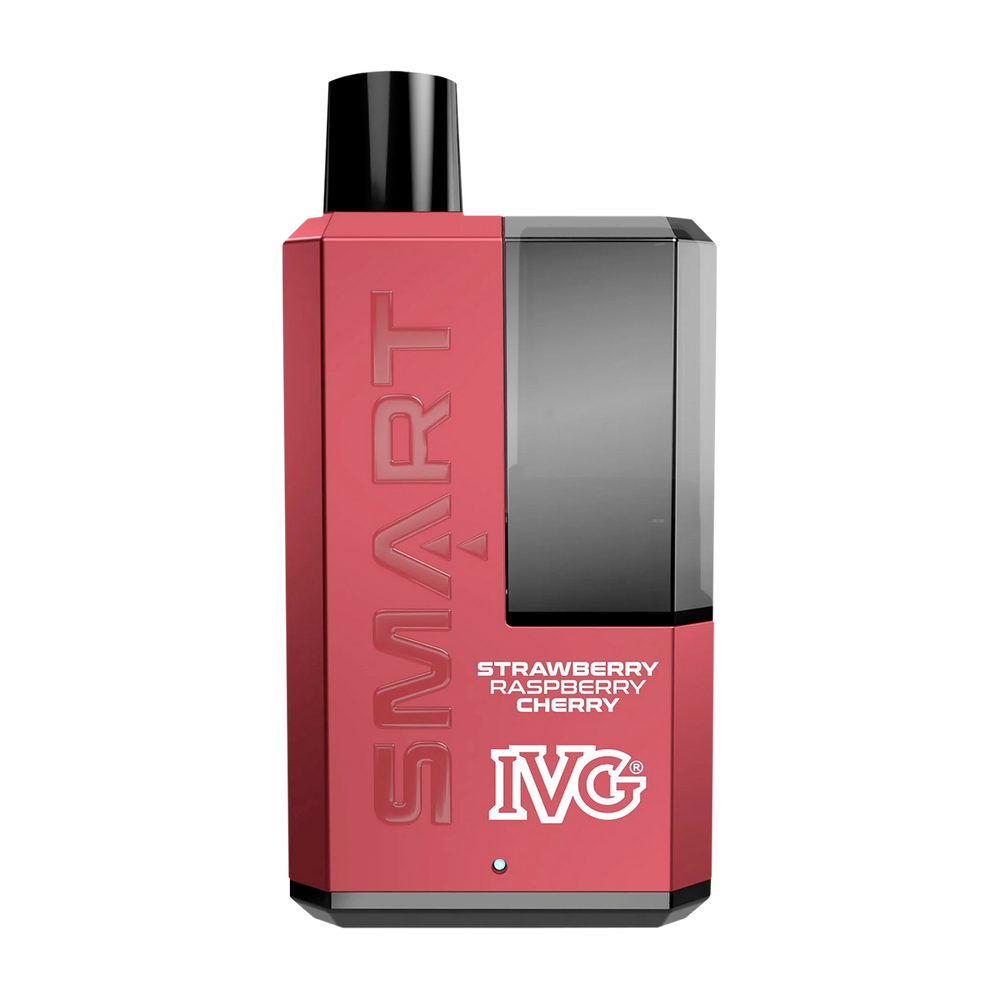 Strawberry Raspberry Cherry IVG Smart 5500 Big Puff Vape Kit Strawberry Raspberry Cherry