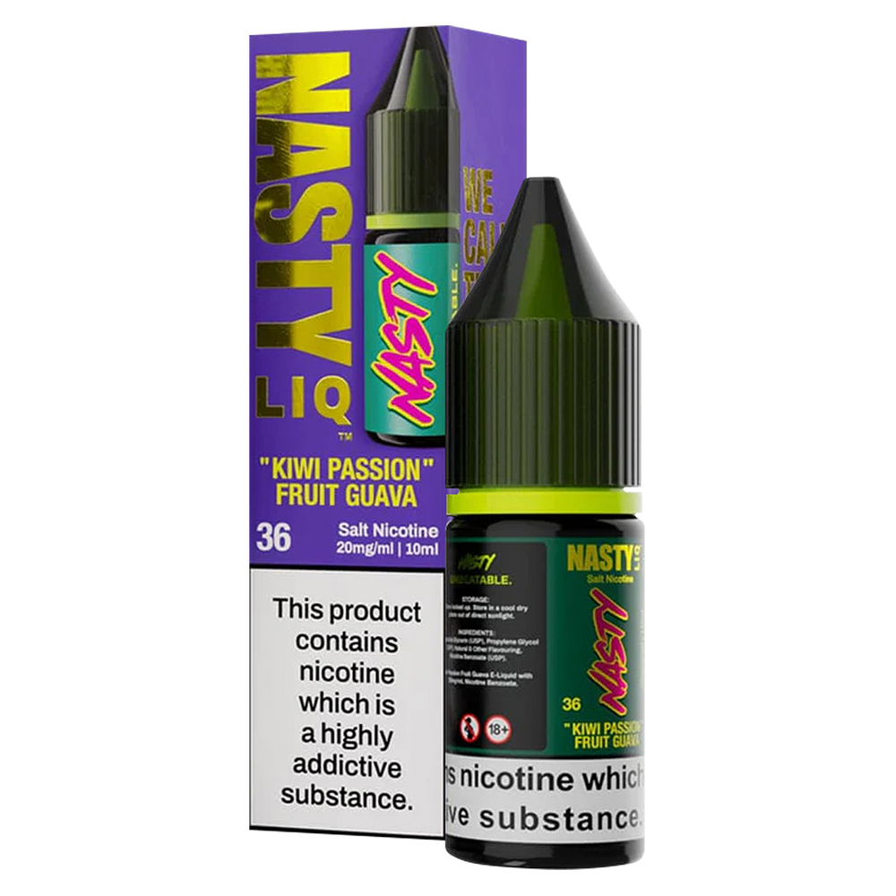 Kiwi Passion Fruit Guava Nasty Liq Nic Salt 20mg