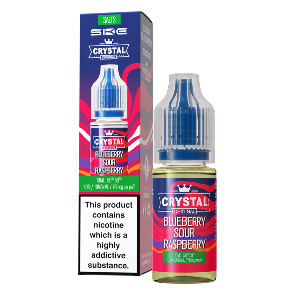 Blueberry Sour Raspberry Nic Salt by SKE Crystal 10ml 10mg