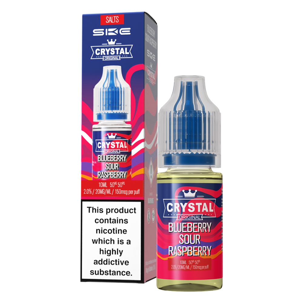 Blueberry Sour Raspberry Nic Salt by SKE Crystal 10ml 20mg