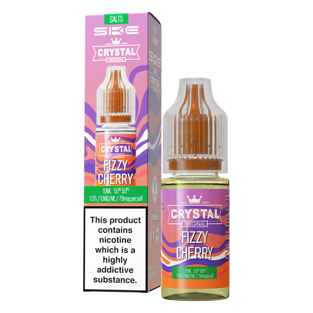 Fizzy Cherry Nic Salt by SKE Crystal 10ml 10mg