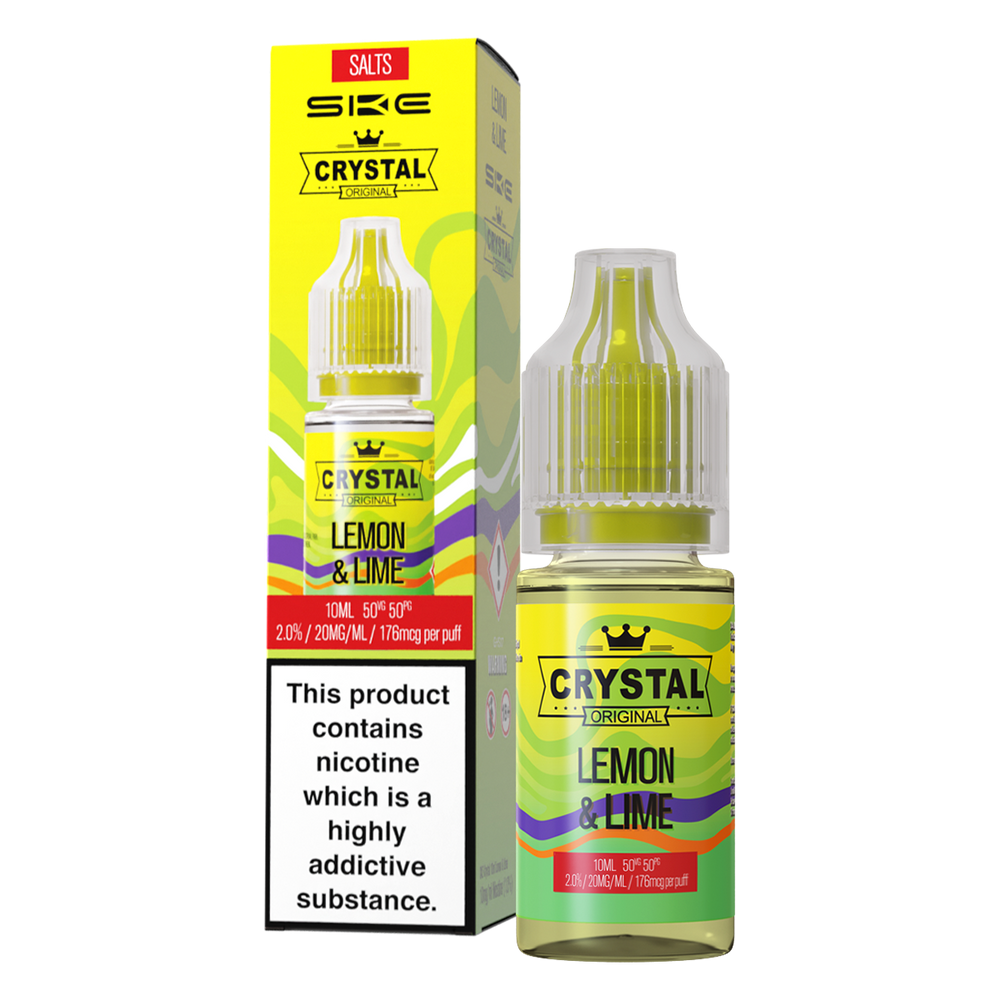 Lemon & Lime Nic Salt by SKE Crystal 10ml 20mg