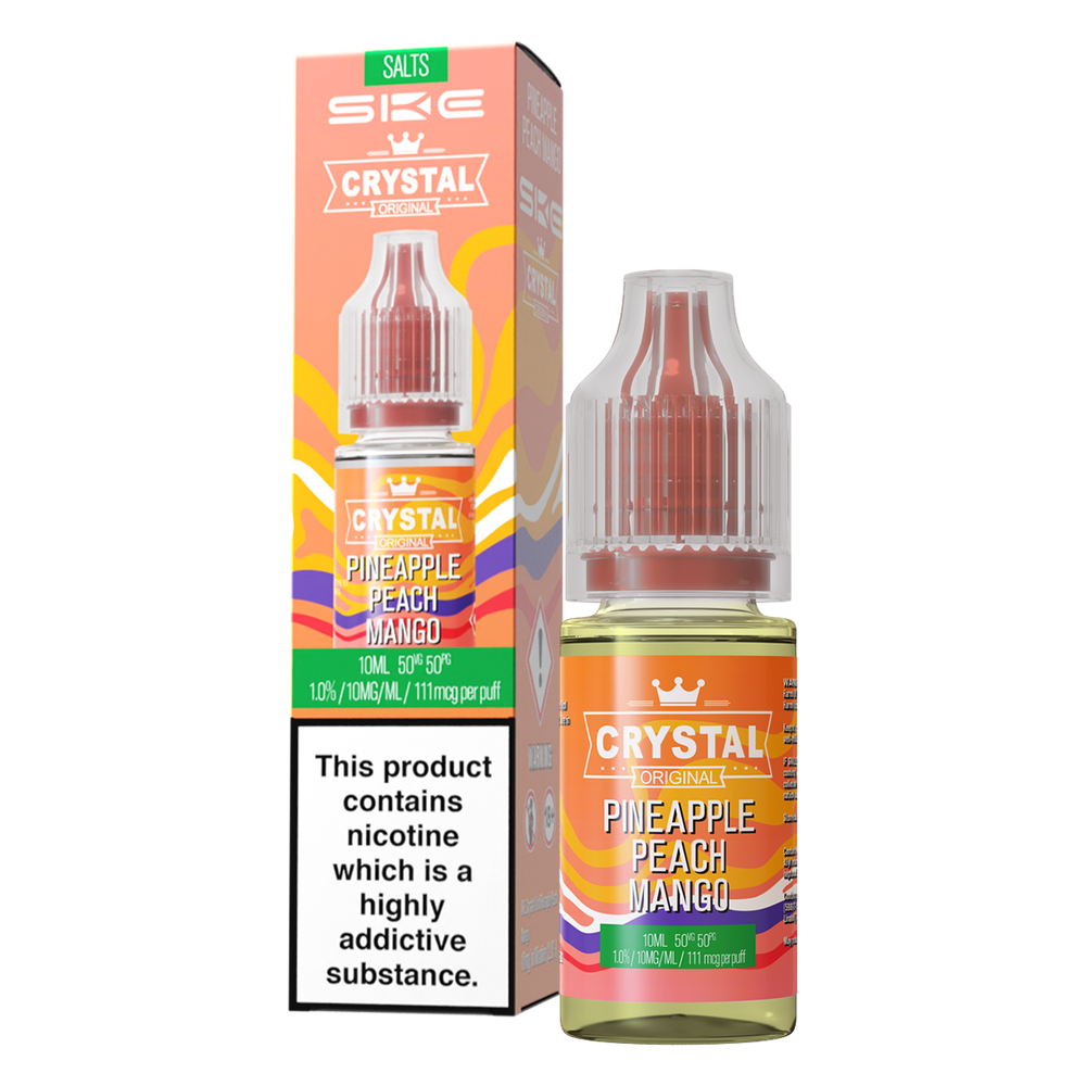 Pineapple Peach Mango Nic Salt by SKE Crystal 10ml 10mg