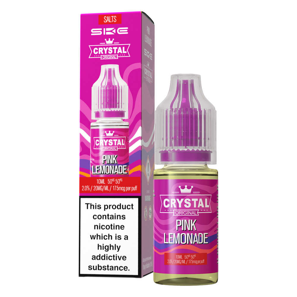 Pink Lemonade Nic Salt by SKE Crystal 10ml 20mg