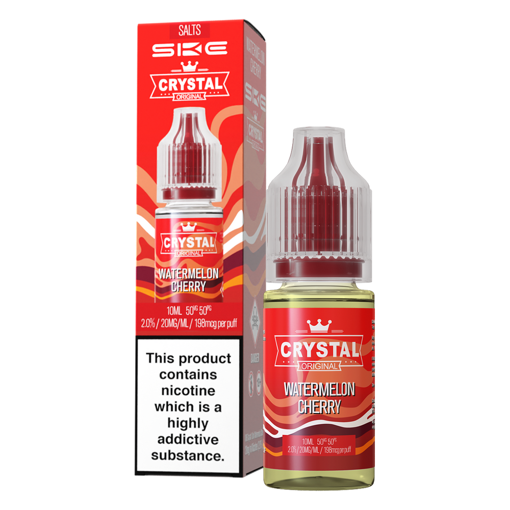 Watermelon Cherry Nic Salt by SKE Crystal 10ml 20mg