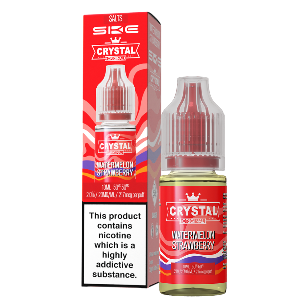 Watermelon Strawberry Nic Salt by SKE Crystal 10ml 20mg