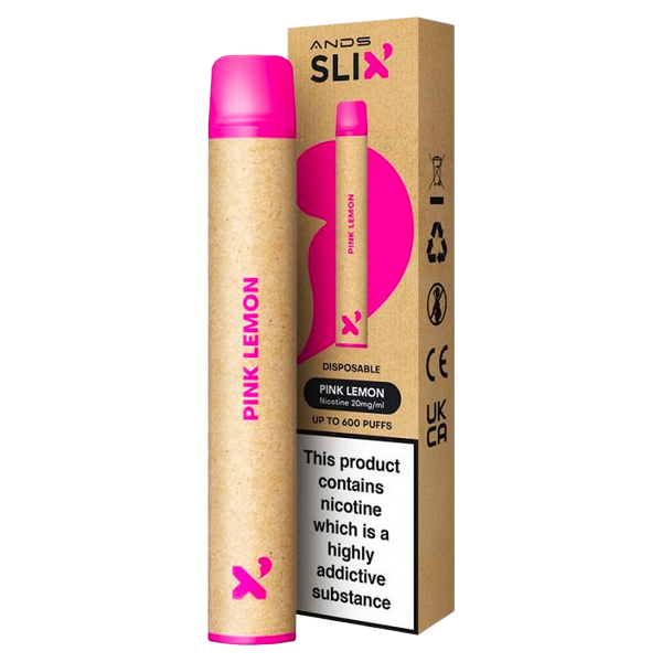 Pink Lemon Slix Disposable Vape | Recyclable Vape | 5 For £20