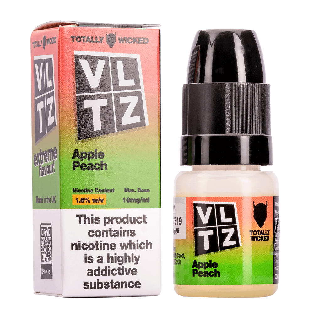 vltz eliquid apple peach nic salt vltz