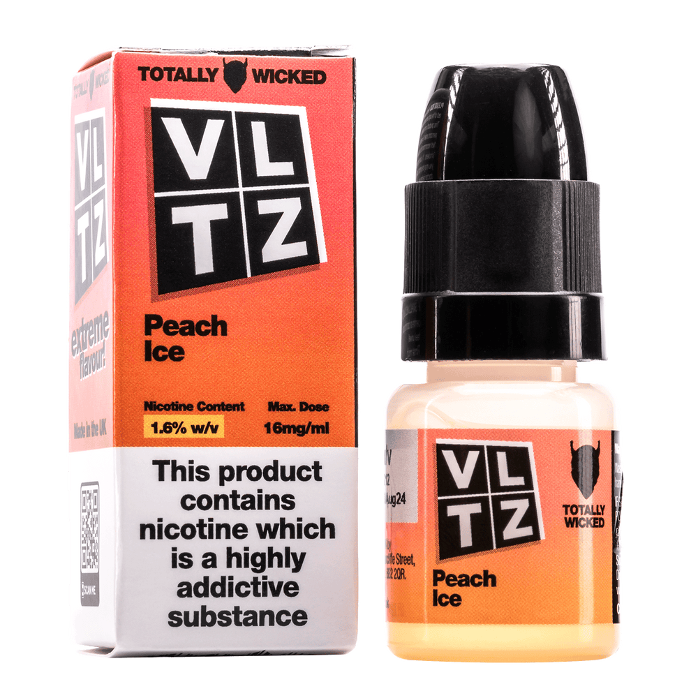 vltz eliquid peach ice nic salt vltz