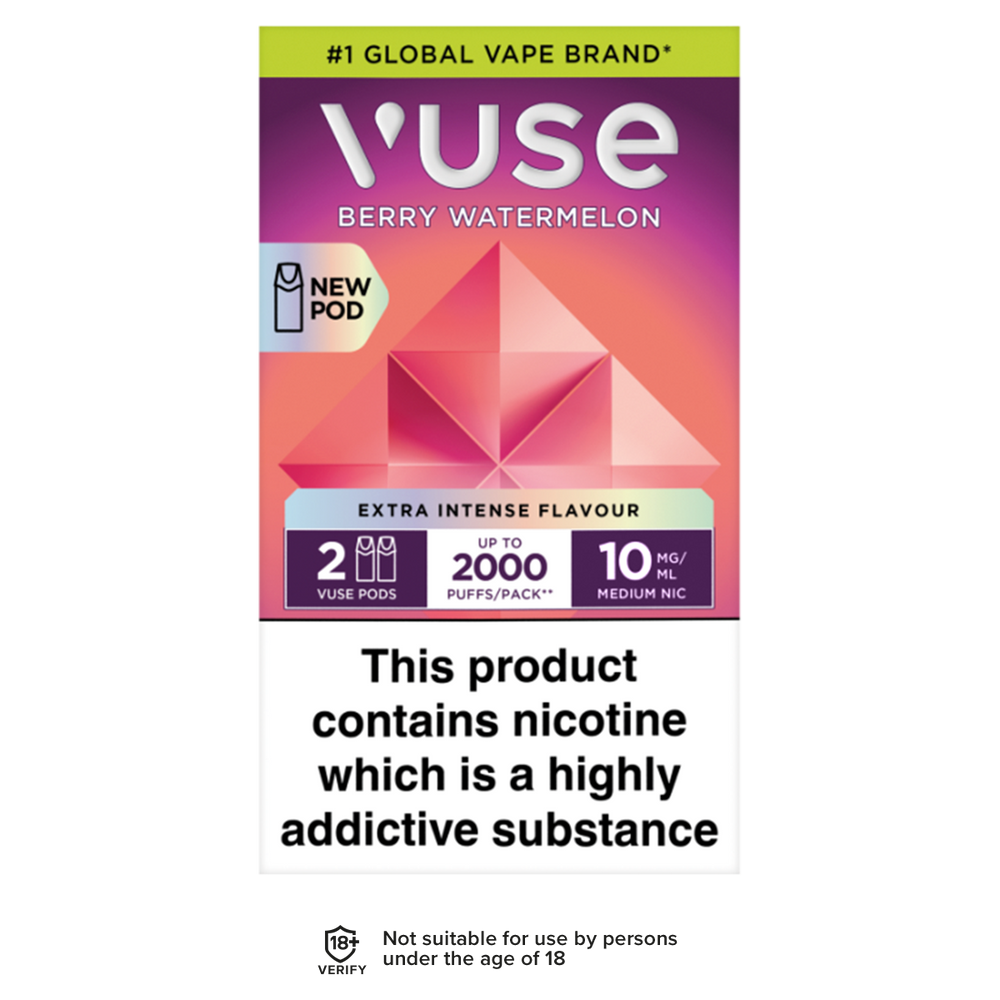 Berry Watermelon Vuse Pro Pods 10mg