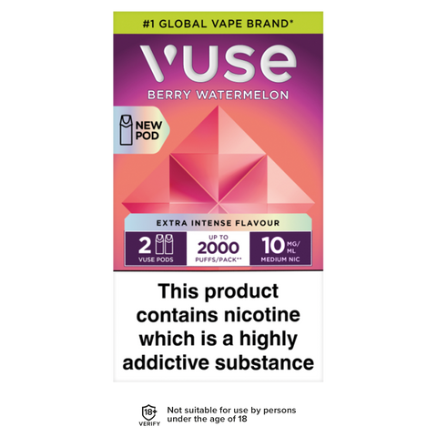 Berry Watermelon Vuse Pro Pods | 3 Prefilled Pods For £15