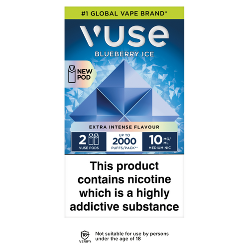 Blueberry Ice Vuse Pro Pods 10mg