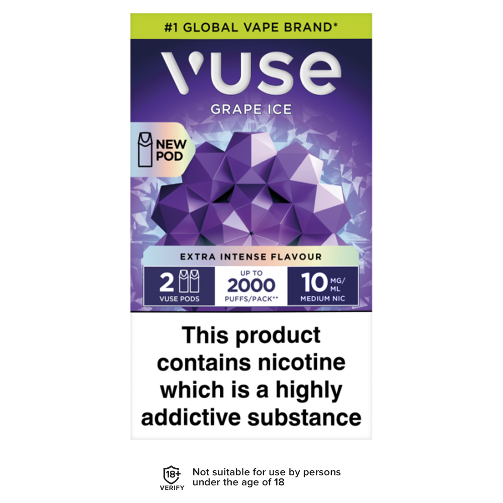 Grape Ice Vuse Pro Pods 10mg