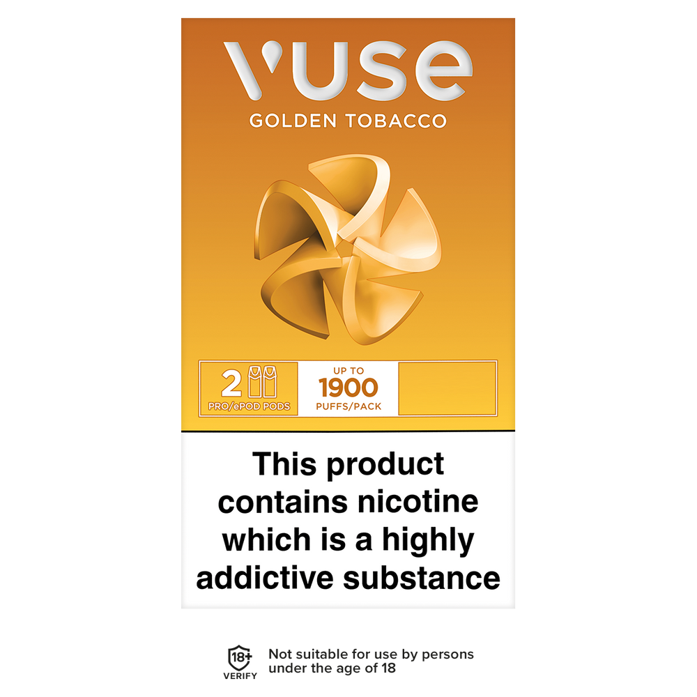 Vuse ePod vPro Golden Tobacco Pods