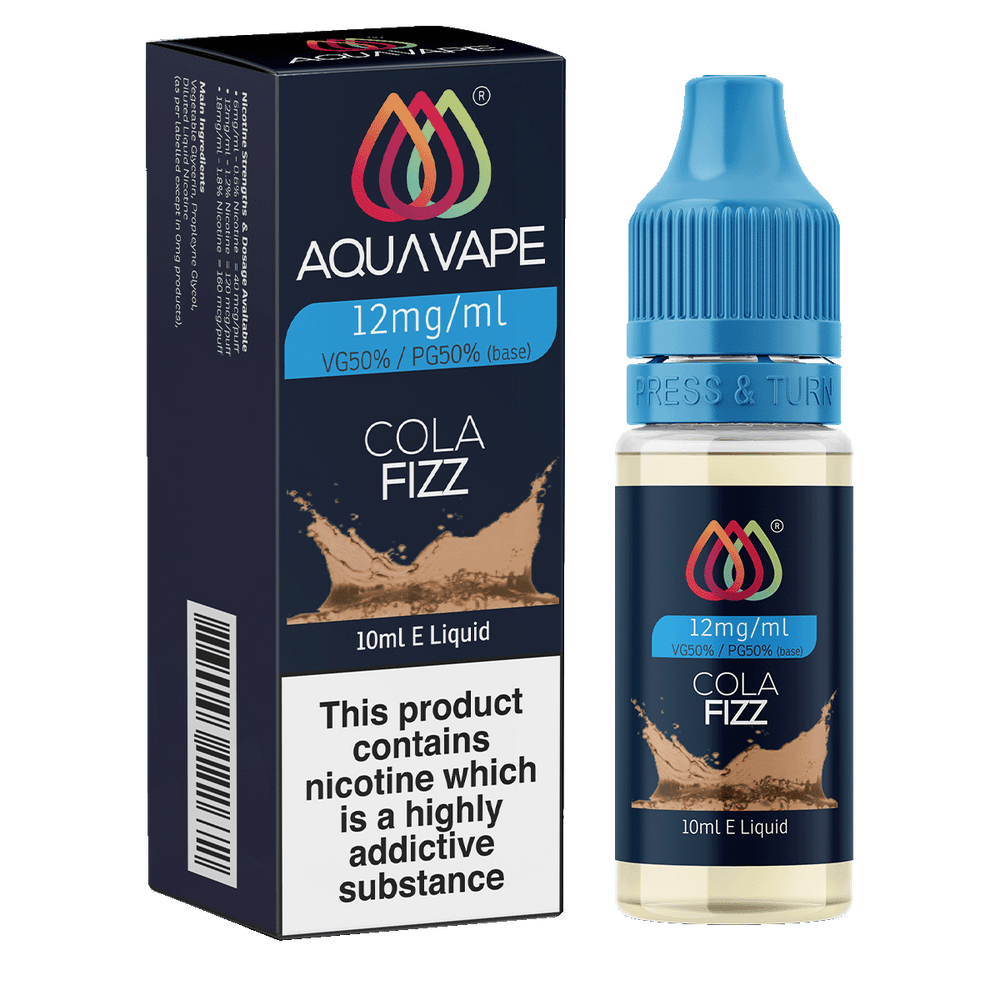 Cola Fizz E-Liquid by Aquavape - 10ml 12mg