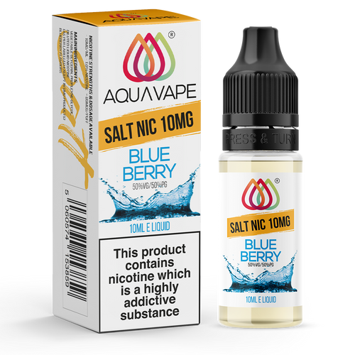 Blueberry Nic Salt by Aquavape 10ml 10mg