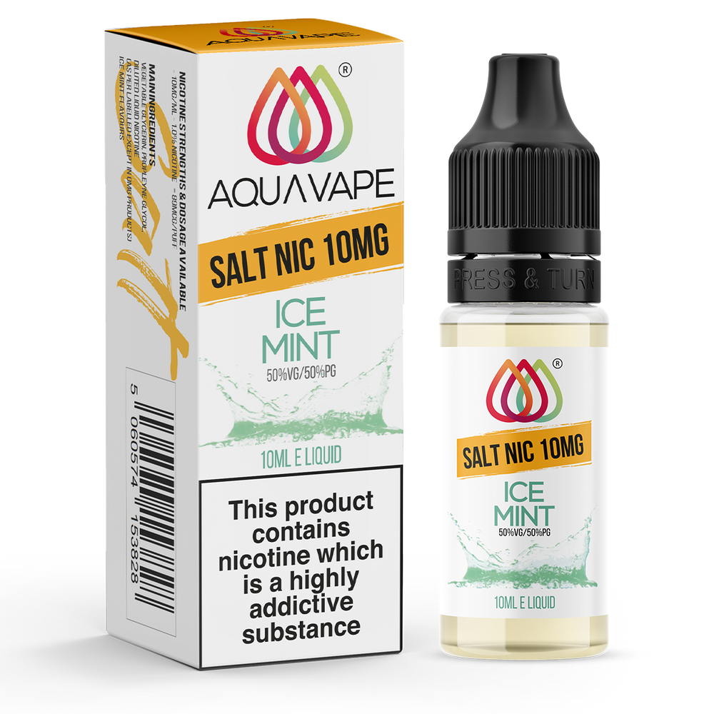 Ice Mint Nic Salt by Aquavape 10ml 10mg