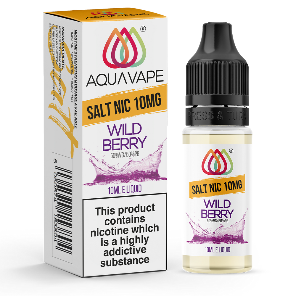 Wild Berry Nic Salt by Aquavape 10ml 10mg