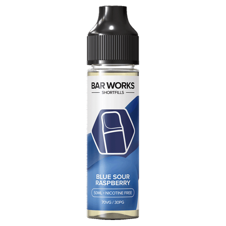Blue Sour Raspberry Shortfill by Bar Works - 50ml