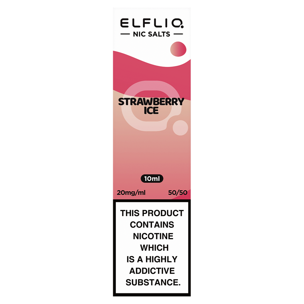 Strawberry Ice Elfliq Nic Salt by Elf Bar - 10ml