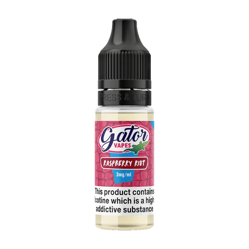 Gator Vapes Raspberry Riot - 10ml 3mg