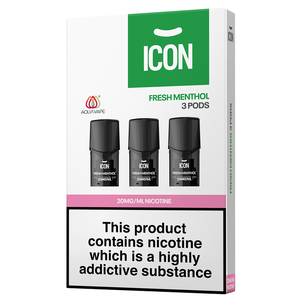 ICON Vape Fresh Menthol Pods (Pack of 3) 20mg