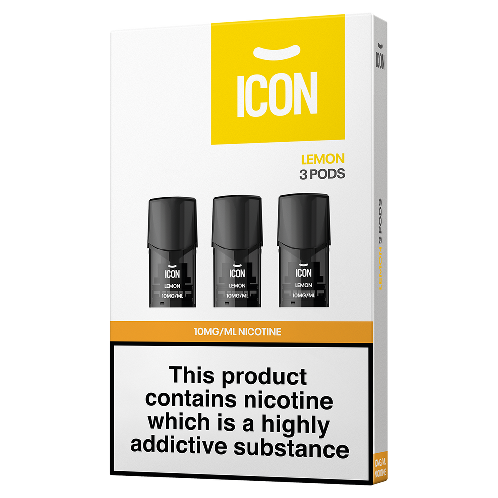 ICON Vape Lemon Pods (Pack of 3) 10mg