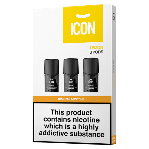 ICON Vape Lemon Pods (Pack of 3) 10mg