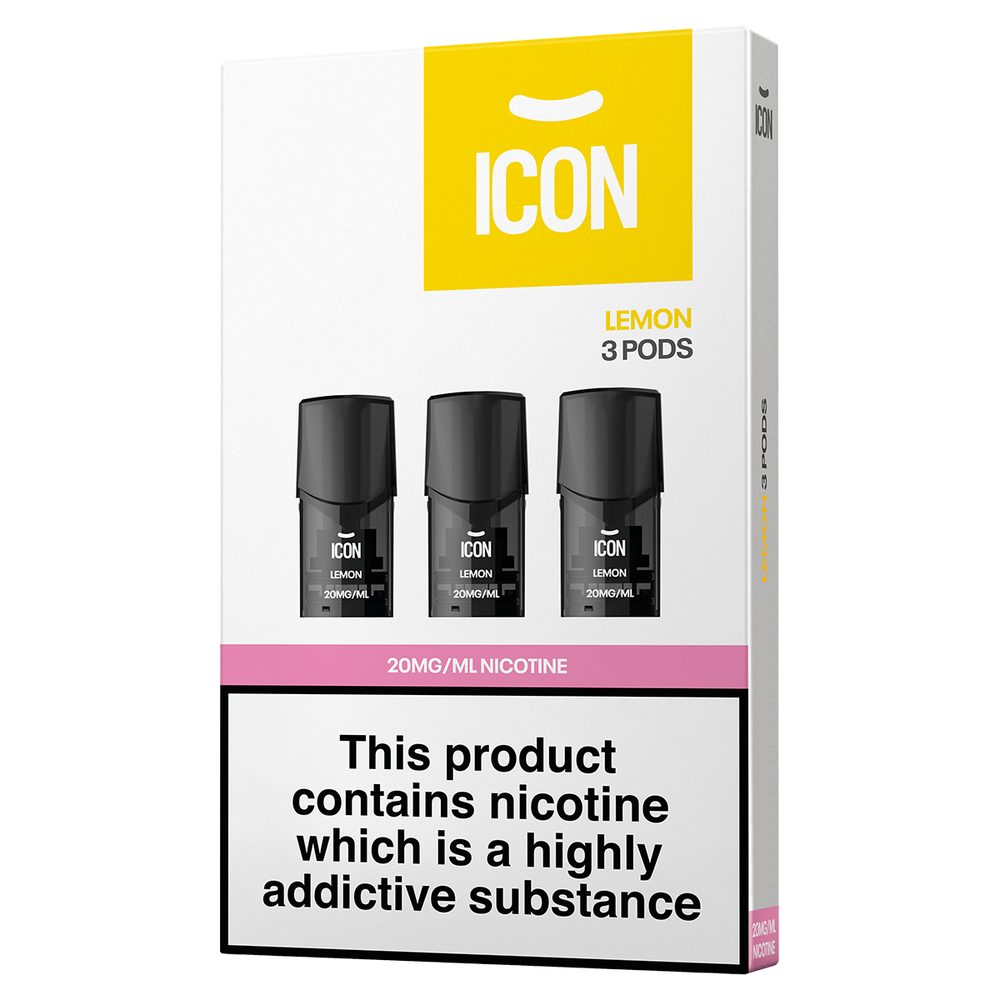 ICON Vape Lemon Pods (Pack of 3) 20mg